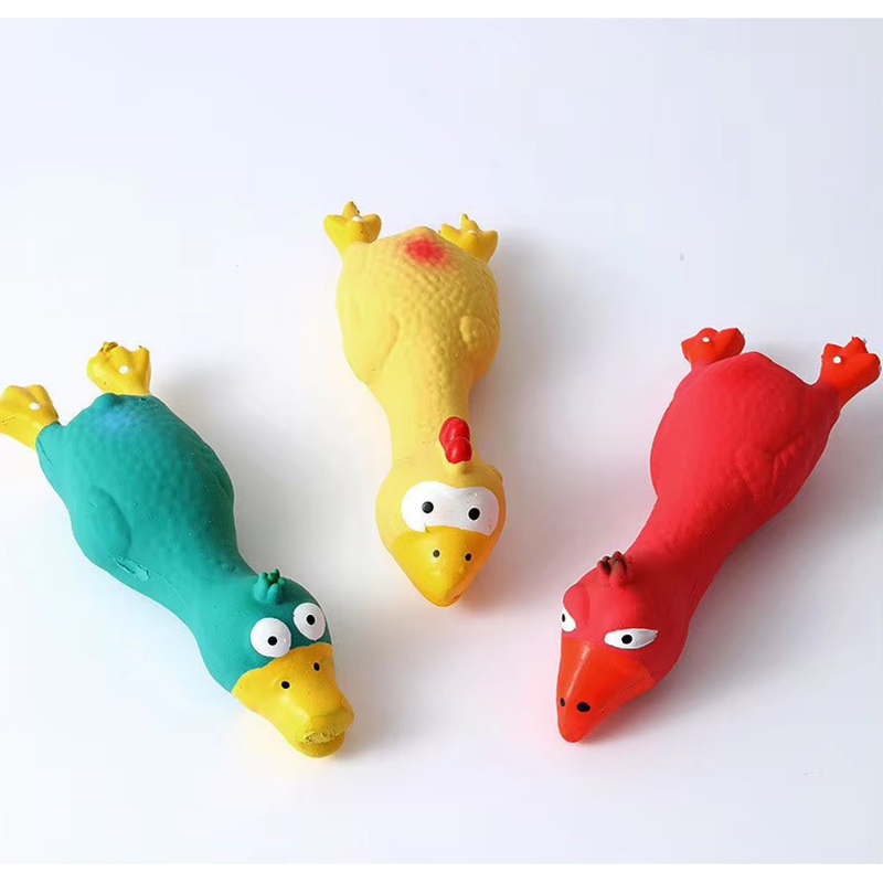 Pet Supplies Dog Food - Lindo juguete chirriante para perros, látex,