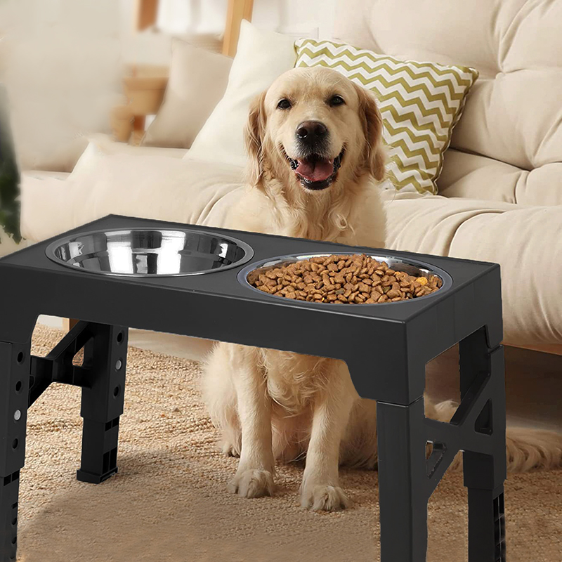 Pet Supplies Dog Food - BOOTEELY Cuencos elevados para comedero para