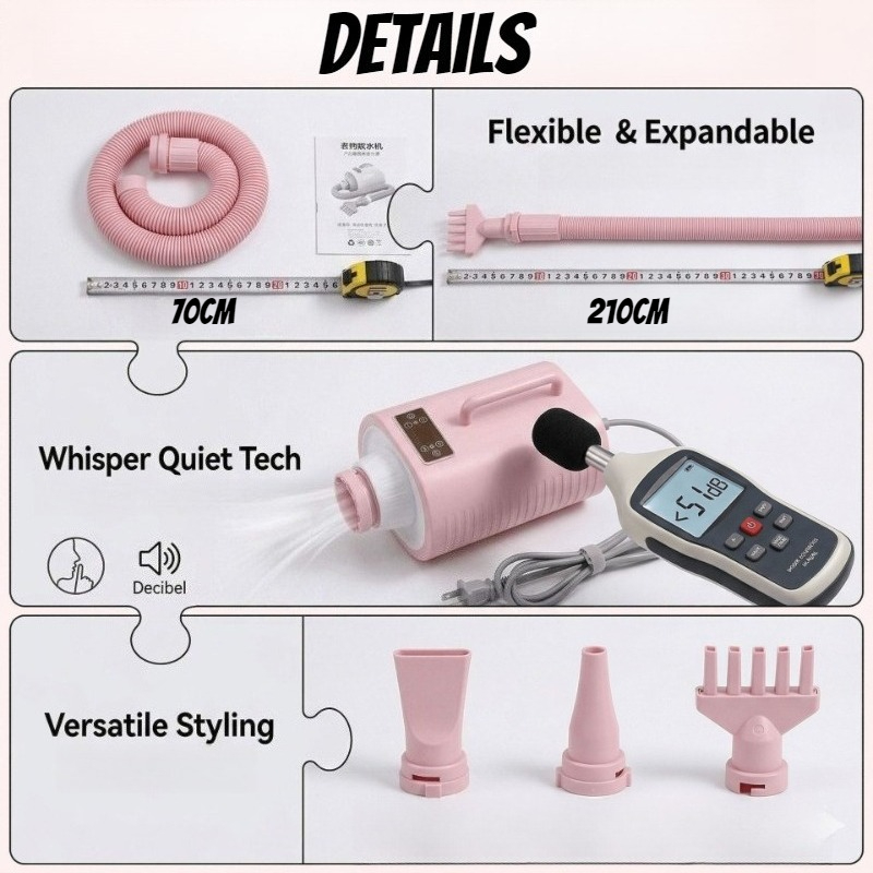 Secador de Pelo para Mascotas, - Pet Supplies And More reseña y precio