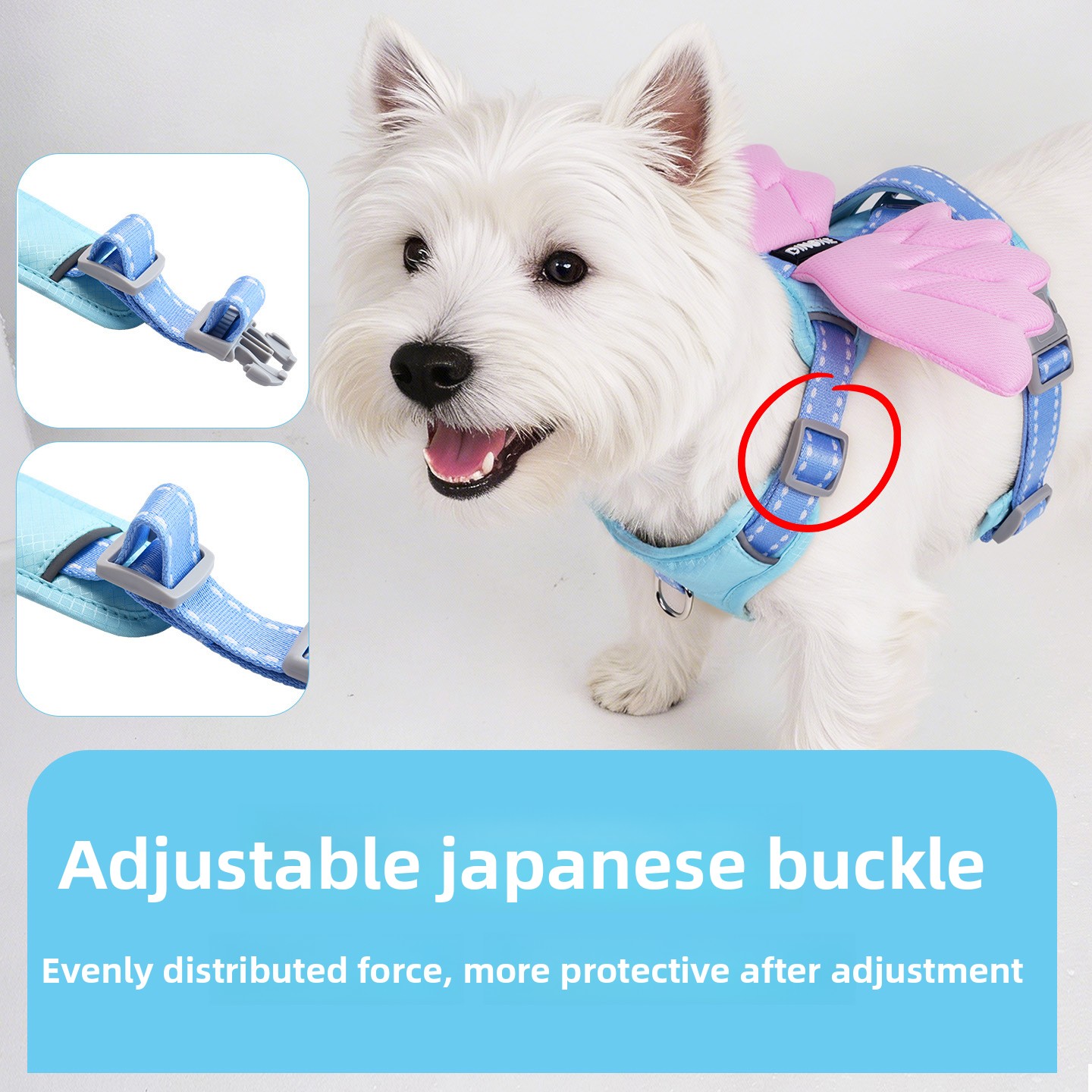 Arnés antipull para mascotas,  - No Pull Dog Harness reseña y precio