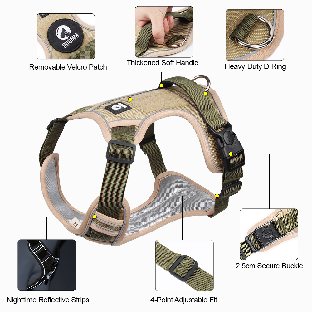 Arnés Táctico Antitirones para - No Pull Dog Harness reseña y precio